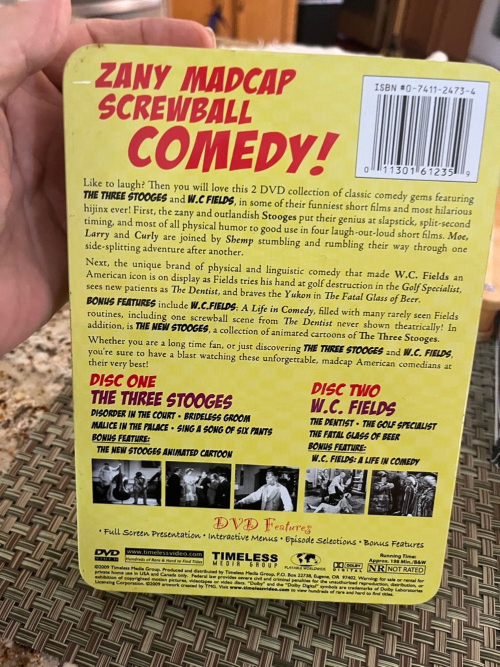 and W.C. Fields DVD Set - Yellow - Picture 4 of 4